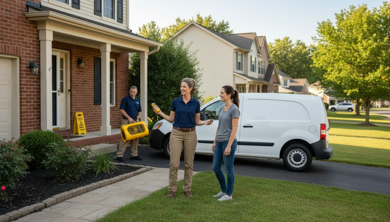 Residential water damage restoration in Hernando, FL
